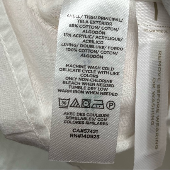 Loft Lou & Gray White & Rainbow Stitched Sundress - Picture 6 of 6